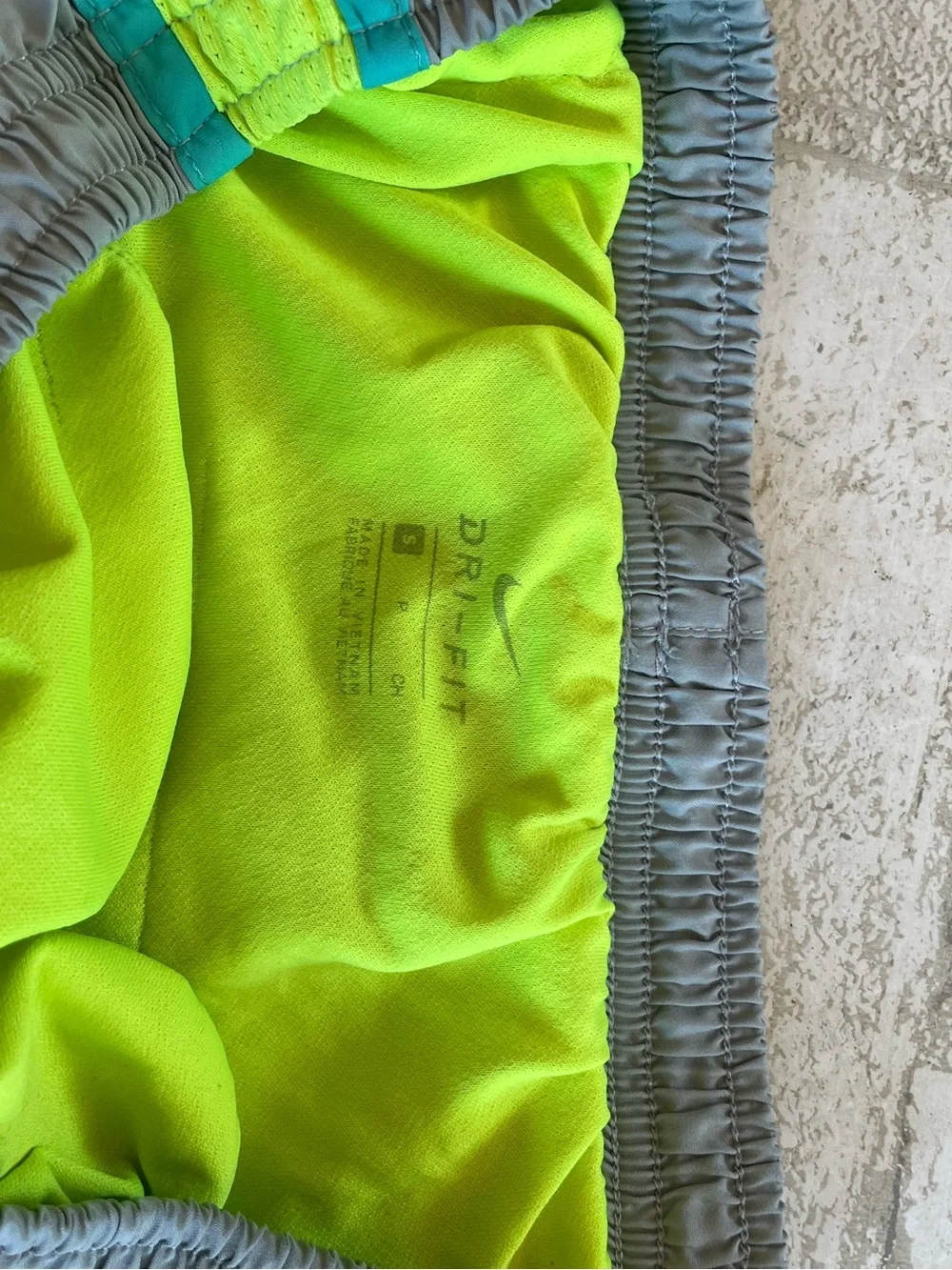 Nike grey shorts small